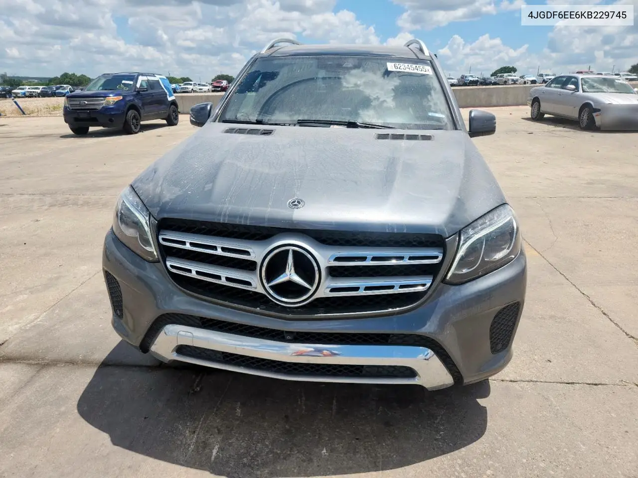 2019 Mercedes-Benz Gls 450 4Matic VIN: 4JGDF6EE6KB229745 Lot: 62345455
