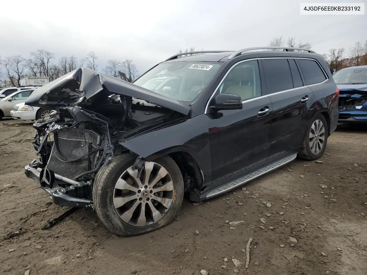 2019 Mercedes-Benz Gls 450 4Matic VIN: 4JGDF6EE0KB233192 Lot: 80623024