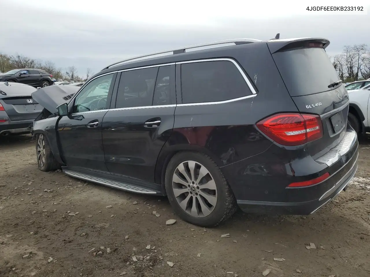 2019 Mercedes-Benz Gls 450 4Matic VIN: 4JGDF6EE0KB233192 Lot: 80623024
