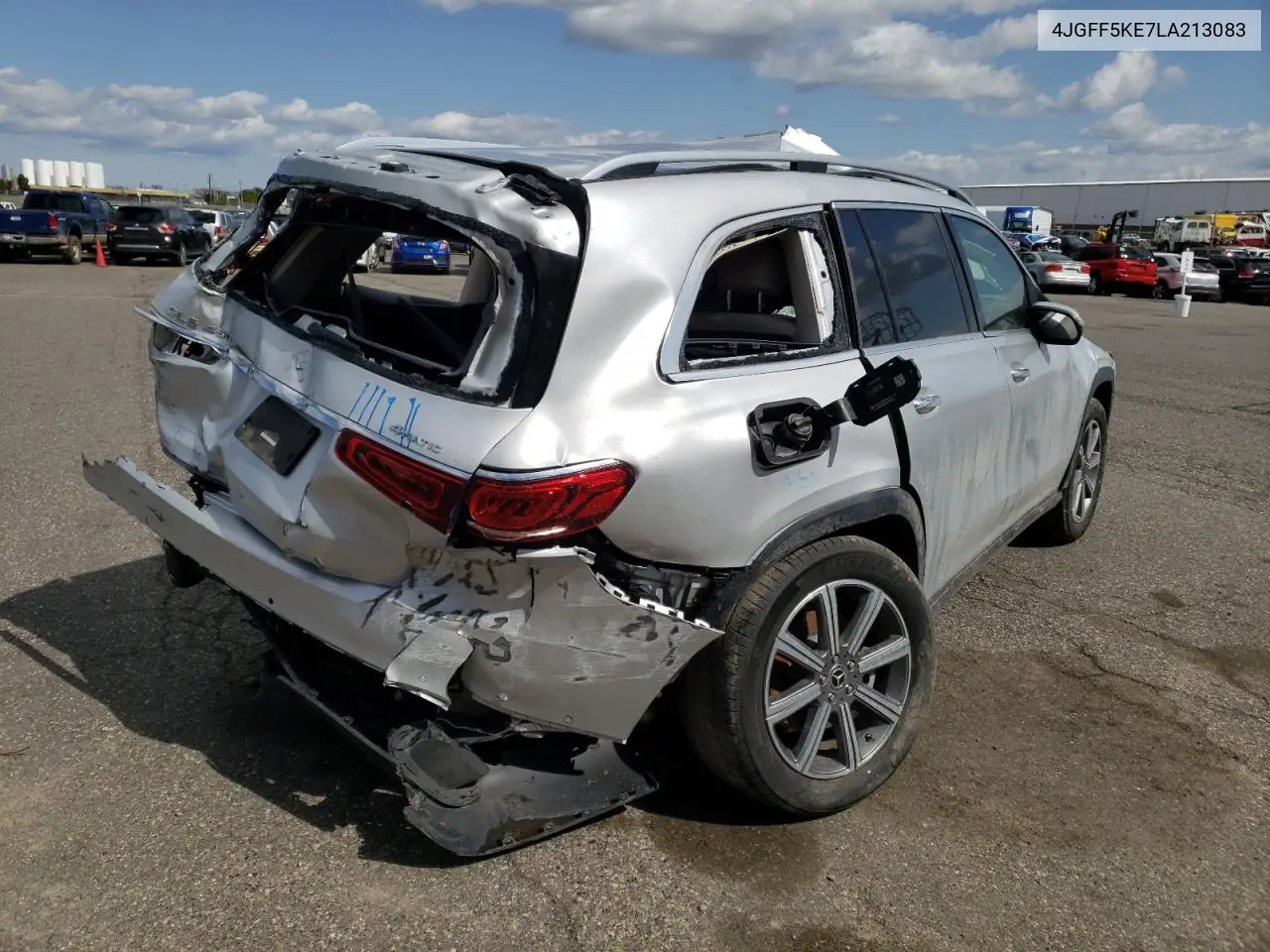 2020 Mercedes-Benz Gls 450 4Matic VIN: 4JGFF5KE7LA213083 Lot: 42807832