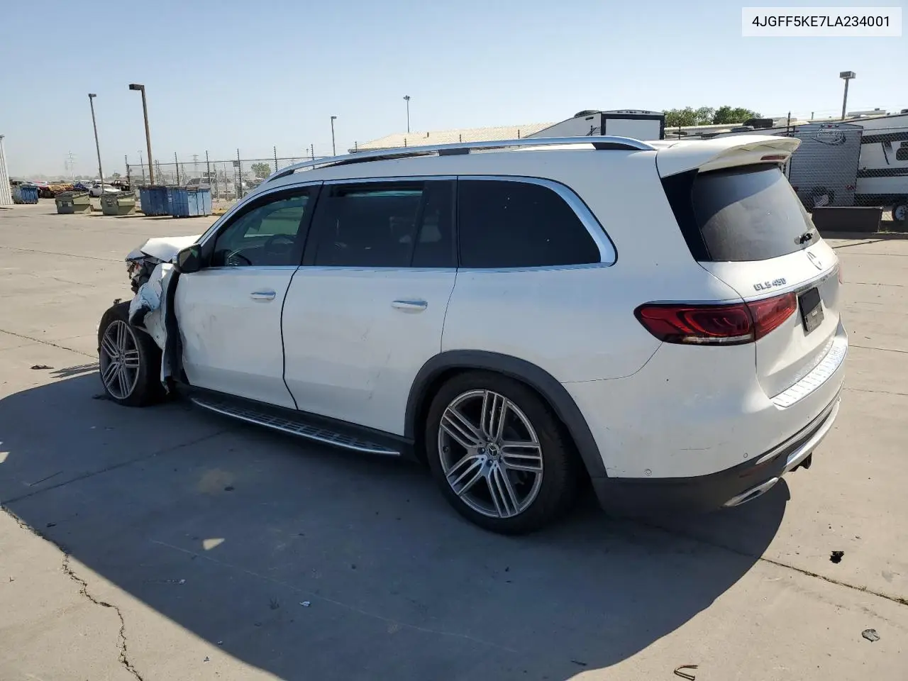 2020 Mercedes-Benz Gls 450 4Matic VIN: 4JGFF5KE7LA234001 Lot: 56356685