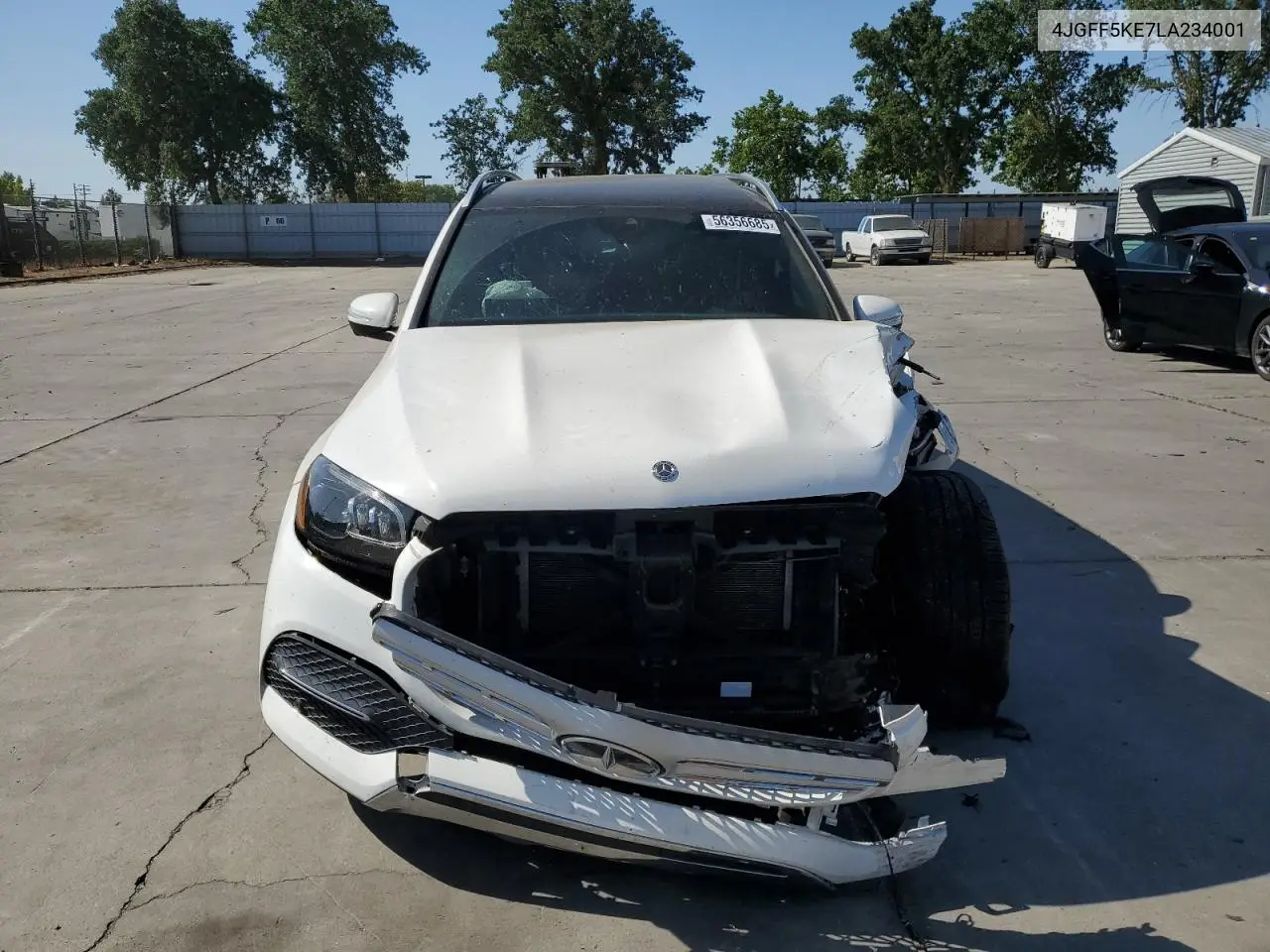 2020 Mercedes-Benz Gls 450 4Matic VIN: 4JGFF5KE7LA234001 Lot: 56356685