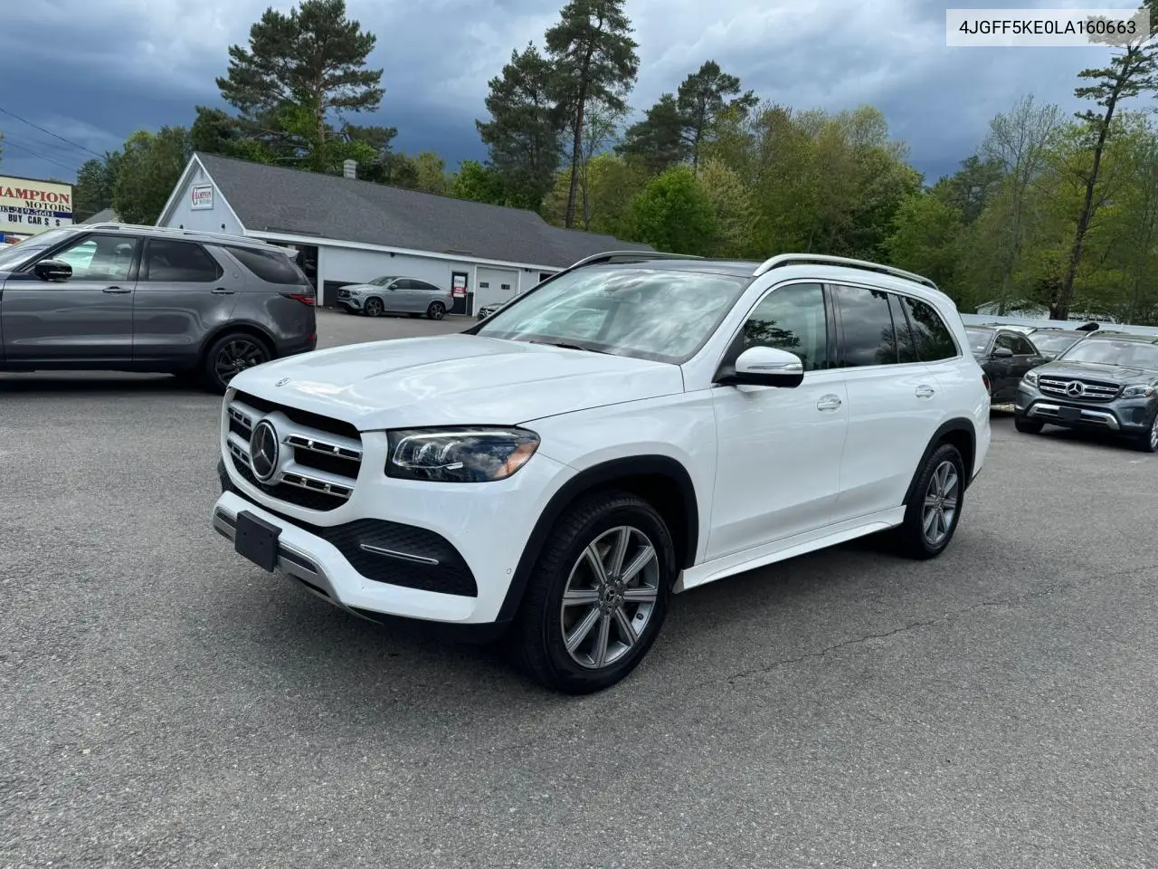 2020 Mercedes-Benz Gls 450 4Matic VIN: 4JGFF5KE0LA160663 Lot: 56887105