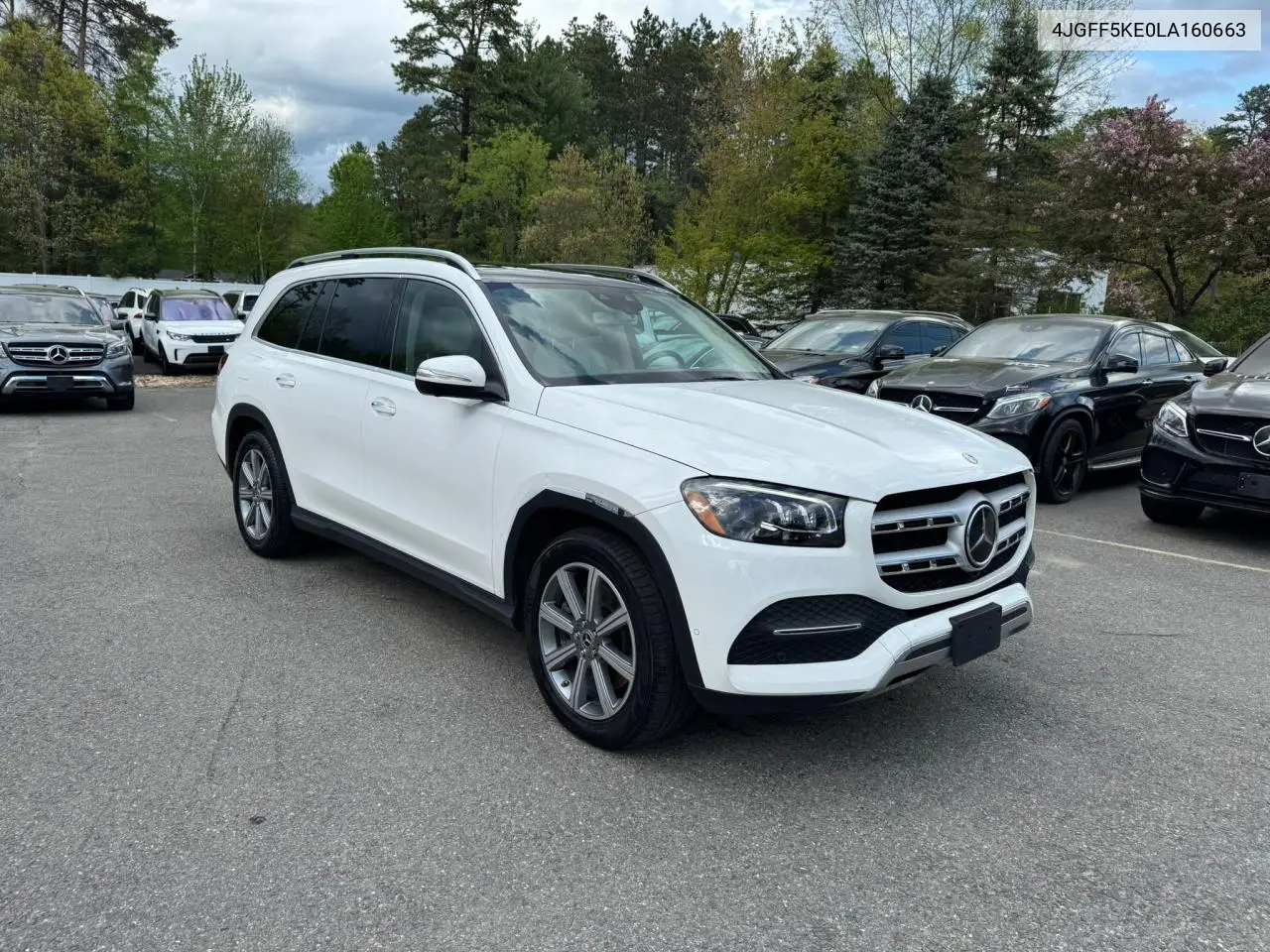 2020 Mercedes-Benz Gls 450 4Matic VIN: 4JGFF5KE0LA160663 Lot: 56887105