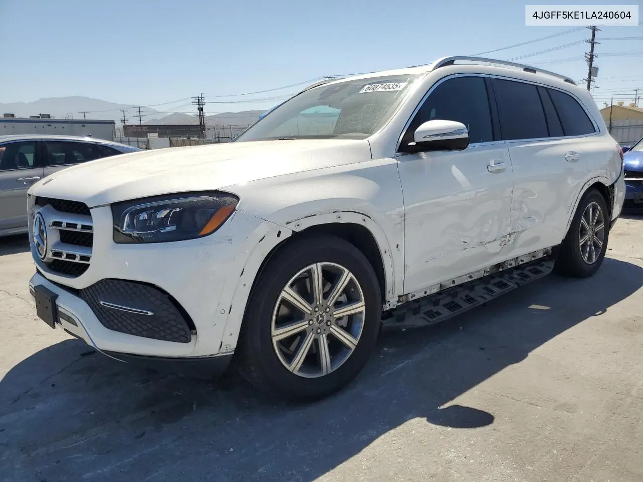 2020 Mercedes-Benz Gls 450 4Matic VIN: 4JGFF5KE1LA240604 Lot: 60874535