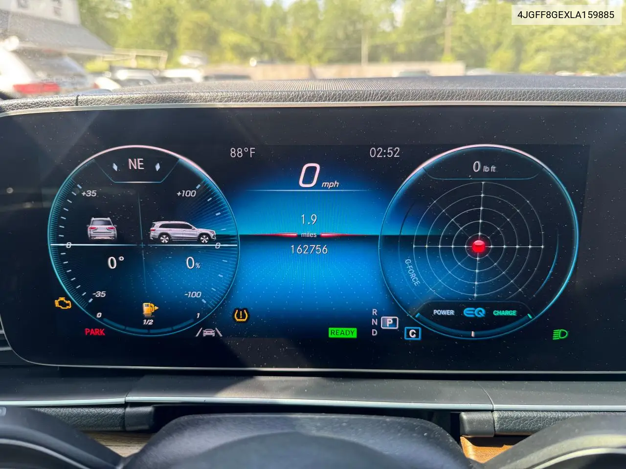 2020 Mercedes-Benz Gls 580 4Matic VIN: 4JGFF8GEXLA159885 Lot: 62279385