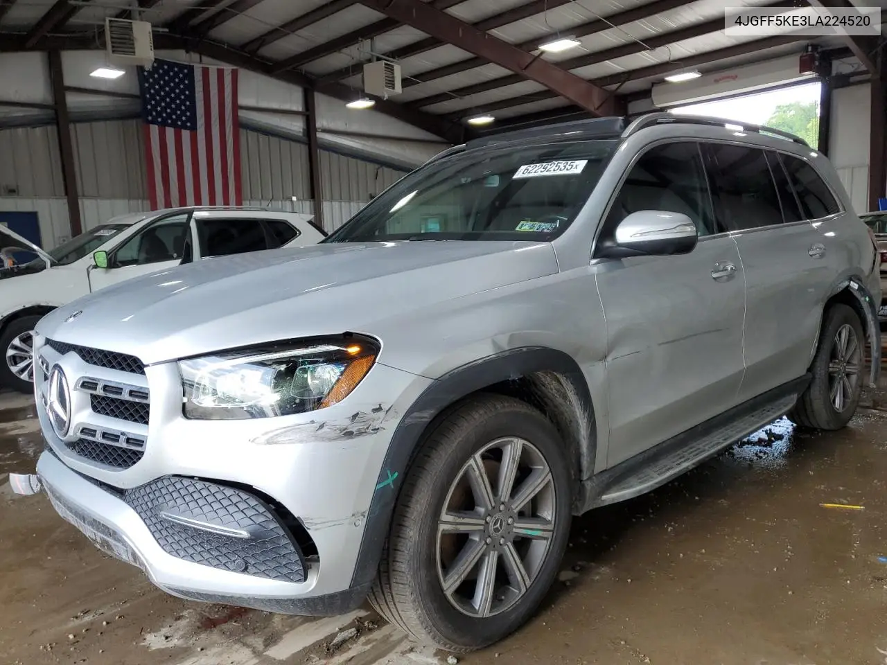 2020 Mercedes-Benz Gls 450 4Matic VIN: 4JGFF5KE3LA224520 Lot: 62292535