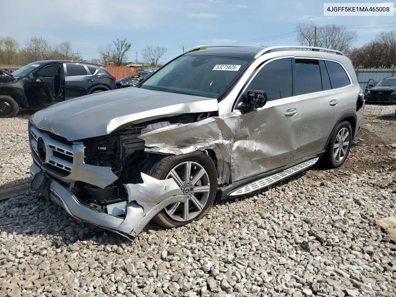 2021 Mercedes-Benz Gls 450 4Matic VIN: 4JGFF5KE1MA465008 Lot: 53275625
