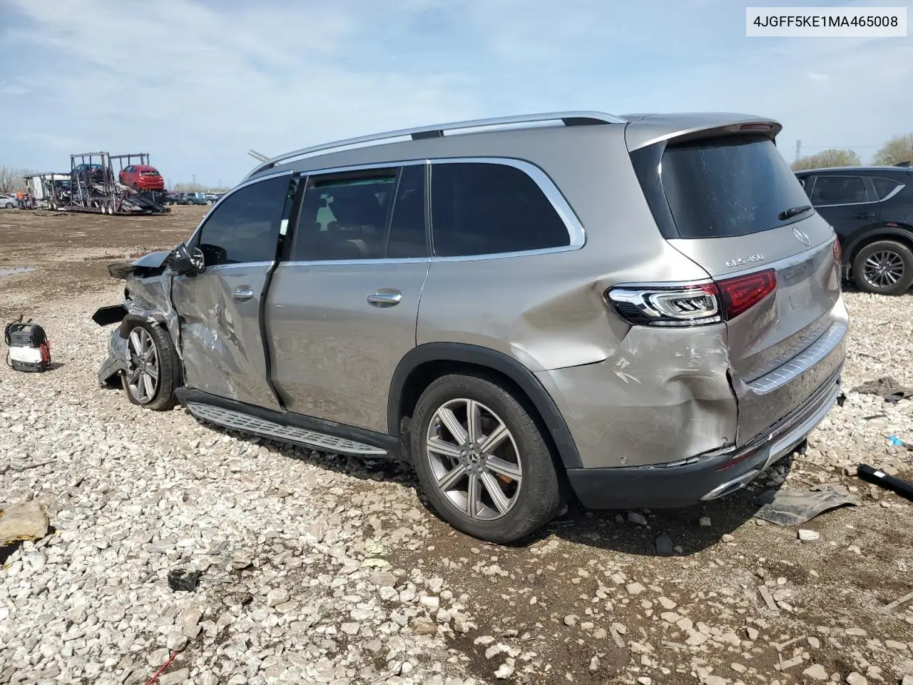 2021 Mercedes-Benz Gls 450 4Matic VIN: 4JGFF5KE1MA465008 Lot: 53275625