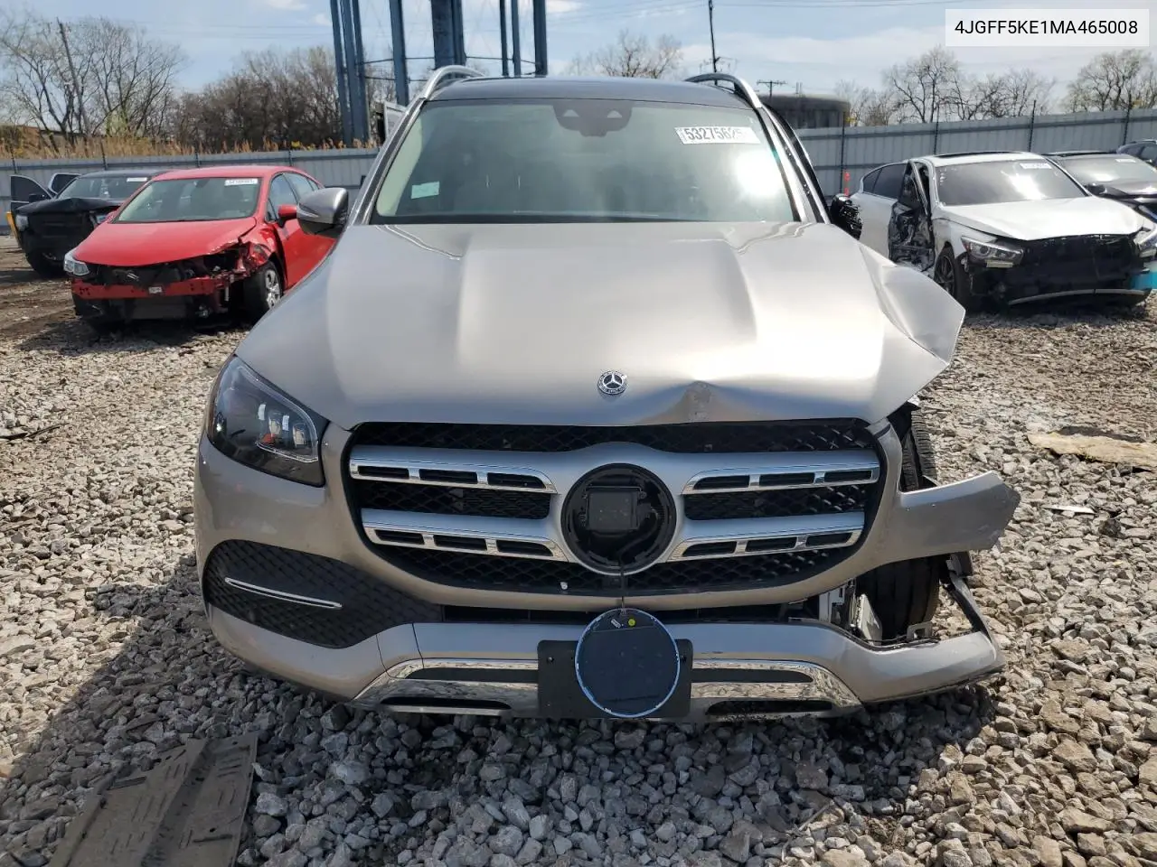 2021 Mercedes-Benz Gls 450 4Matic VIN: 4JGFF5KE1MA465008 Lot: 53275625
