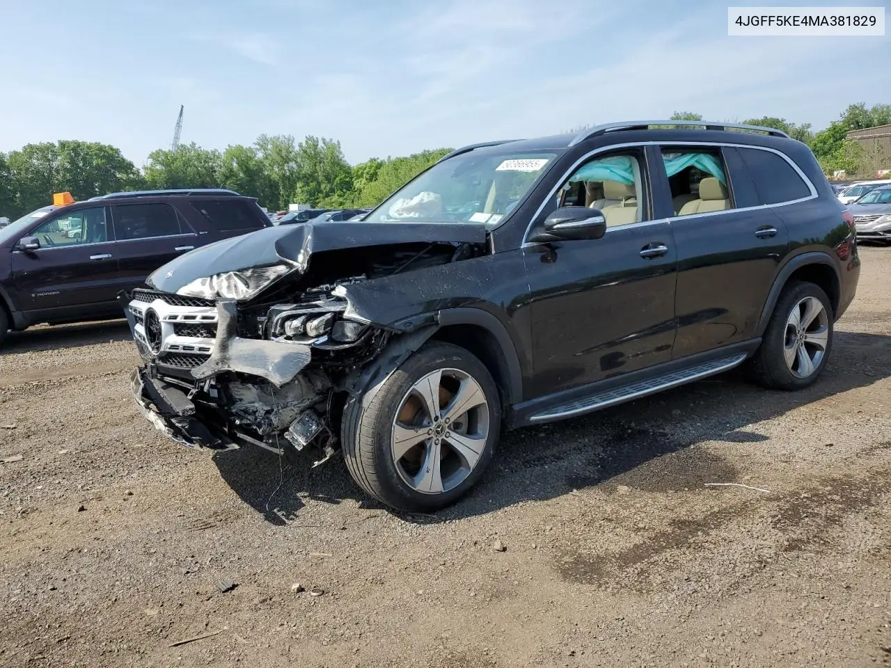 2021 Mercedes-Benz Gls 450 4Matic VIN: 4JGFF5KE4MA381829 Lot: 60366955