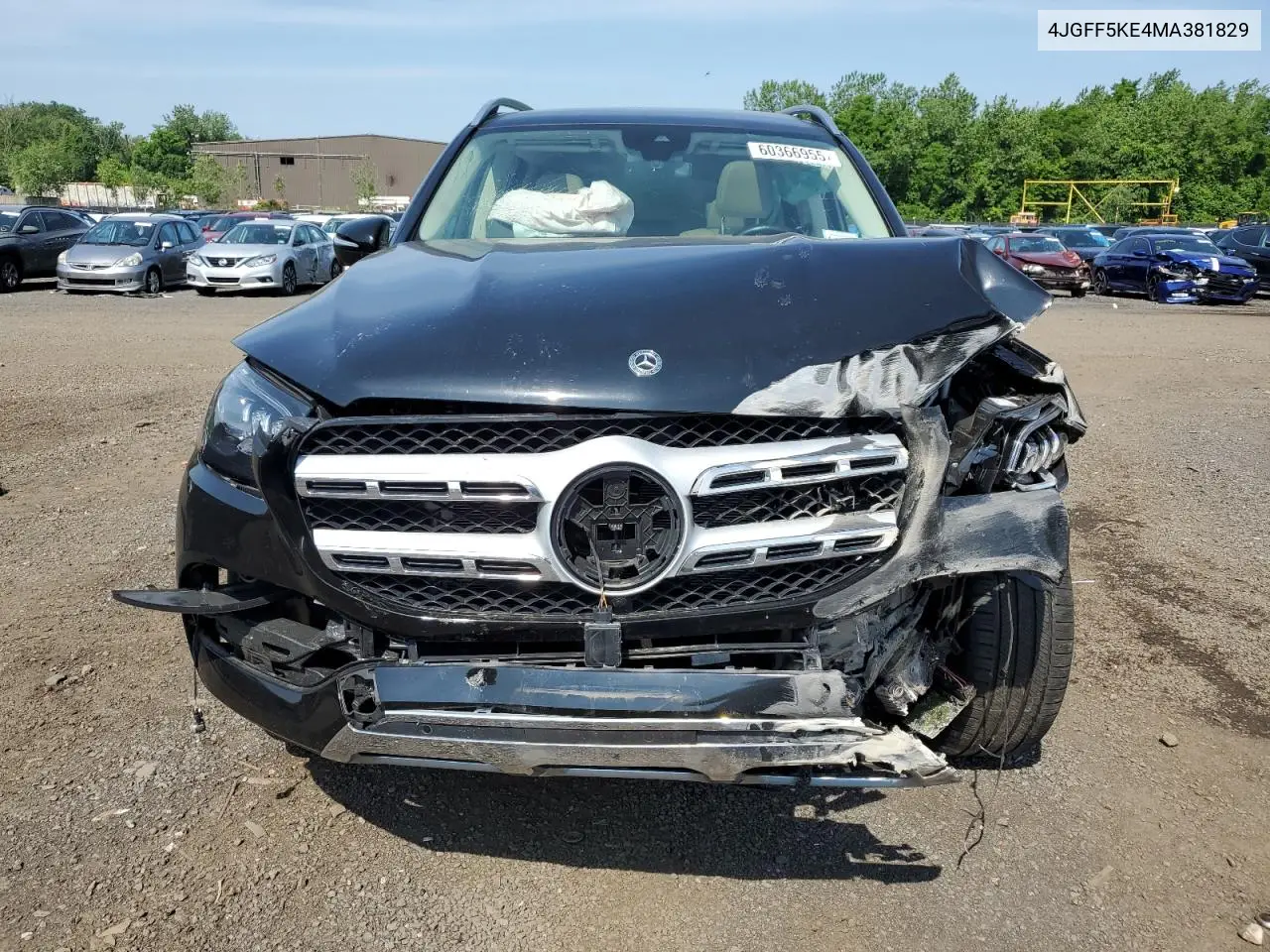 2021 Mercedes-Benz Gls 450 4Matic VIN: 4JGFF5KE4MA381829 Lot: 60366955