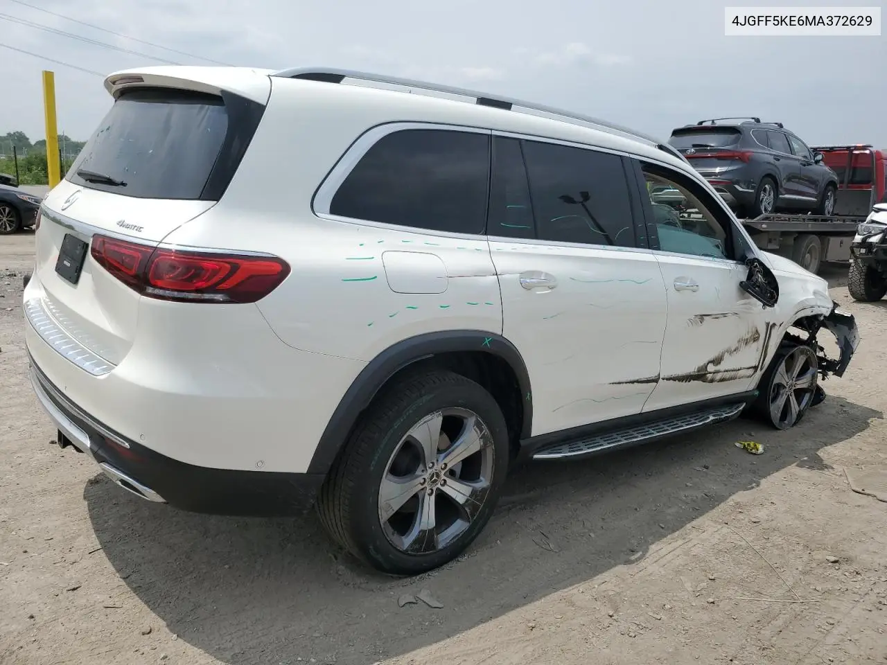 2021 Mercedes-Benz Gls 450 4Matic VIN: 4JGFF5KE6MA372629 Lot: 60906525