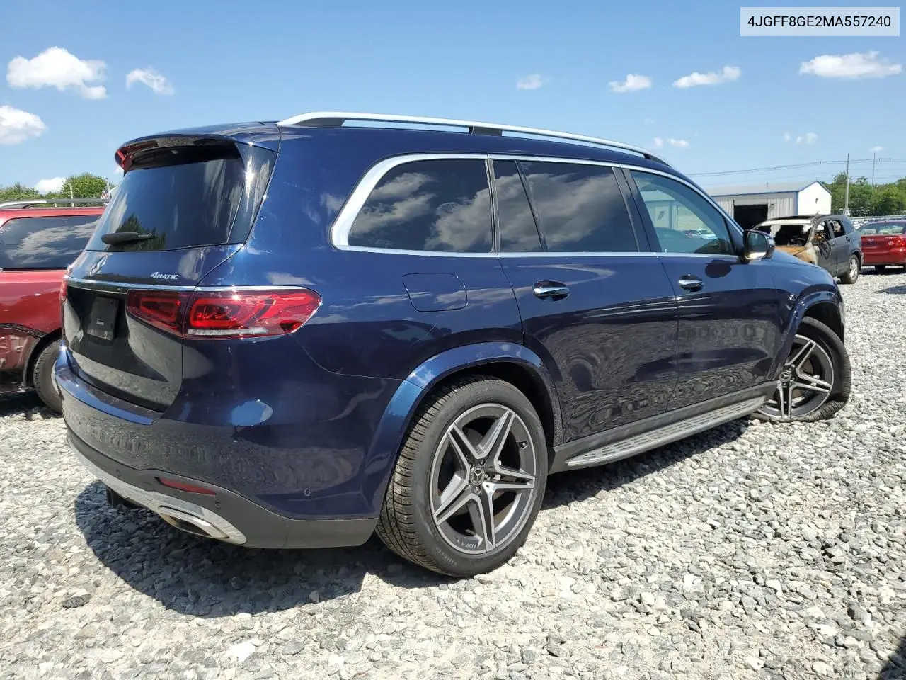 2021 Mercedes-Benz Gls 580 4Matic VIN: 4JGFF8GE2MA557240 Lot: 61243295