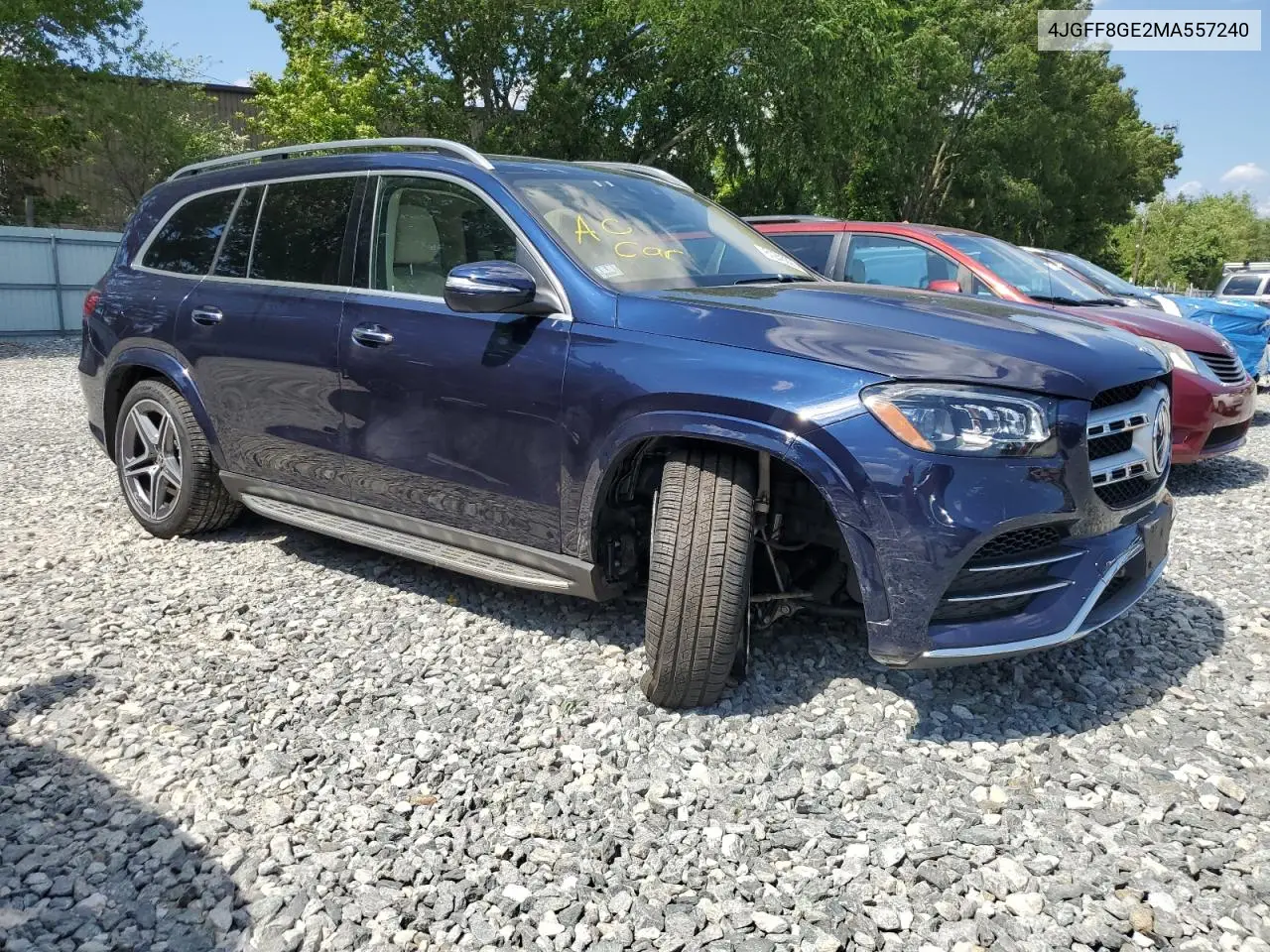 2021 Mercedes-Benz Gls 580 4Matic VIN: 4JGFF8GE2MA557240 Lot: 61243295