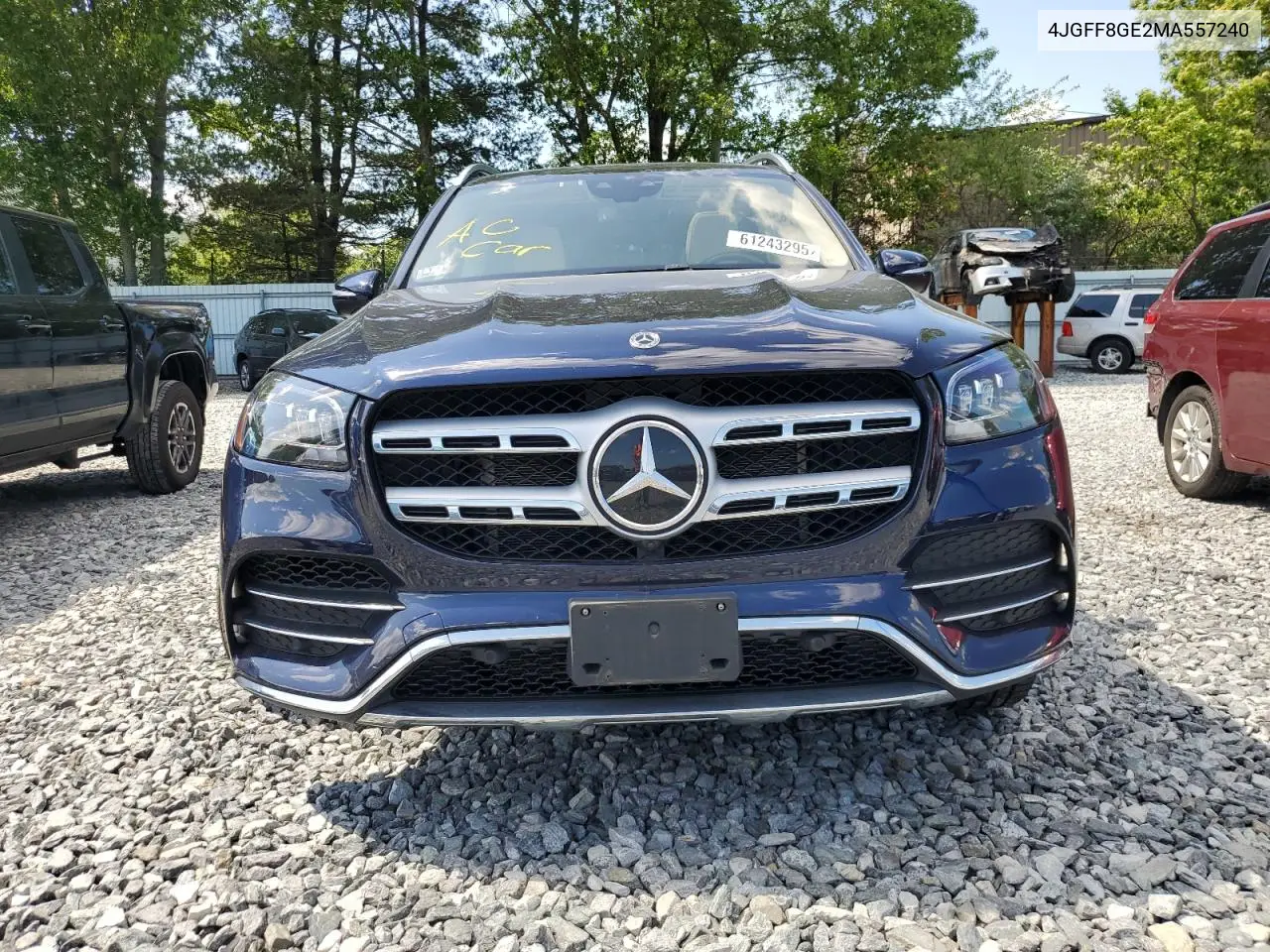 2021 Mercedes-Benz Gls 580 4Matic VIN: 4JGFF8GE2MA557240 Lot: 61243295