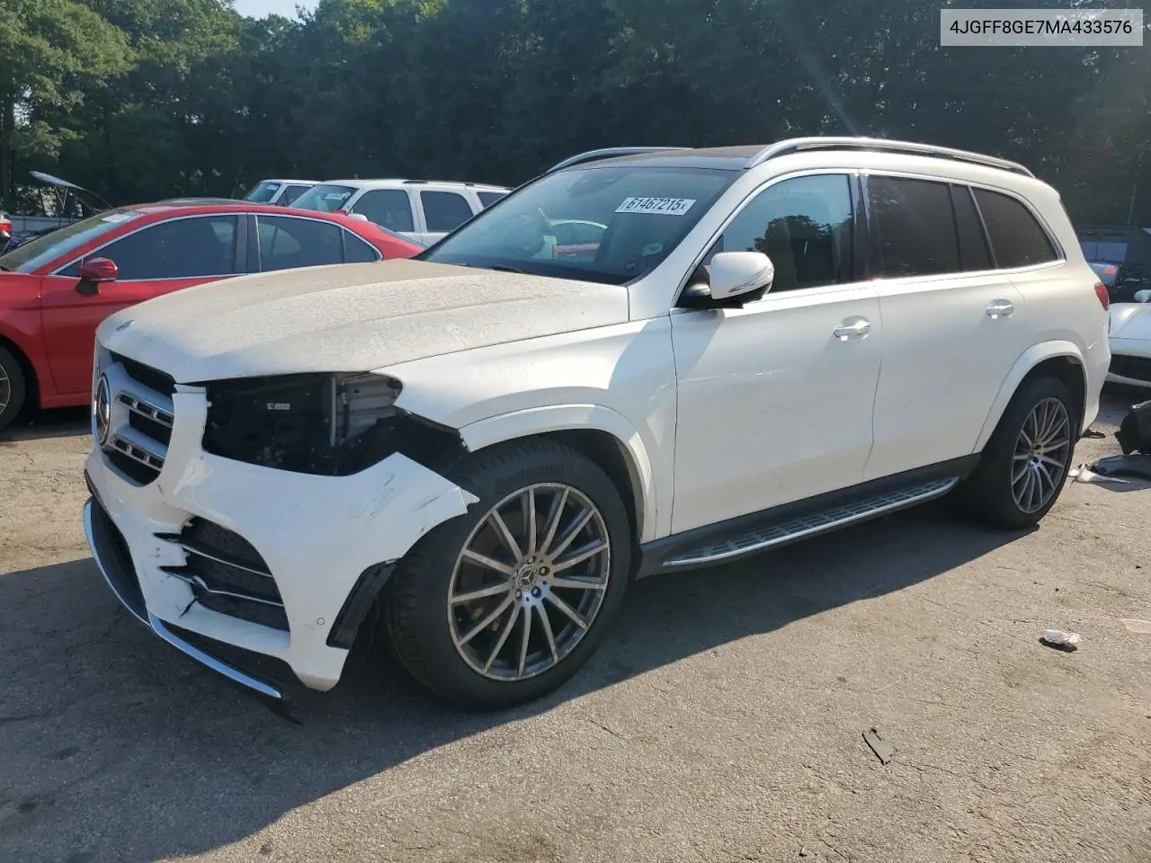 2021 Mercedes-Benz Gls 580 4Matic VIN: 4JGFF8GE7MA433576 Lot: 61467215