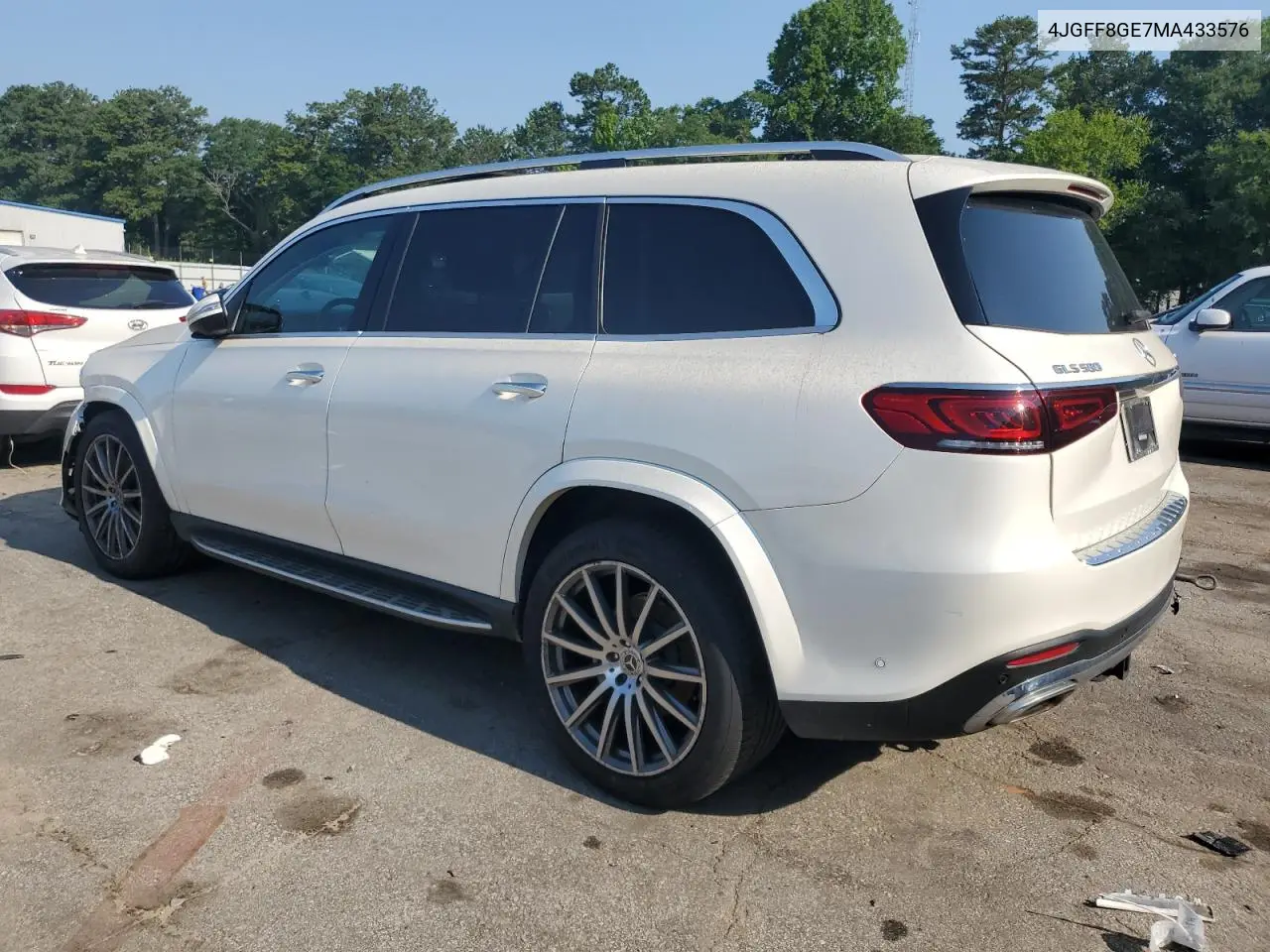 2021 Mercedes-Benz Gls 580 4Matic VIN: 4JGFF8GE7MA433576 Lot: 61467215