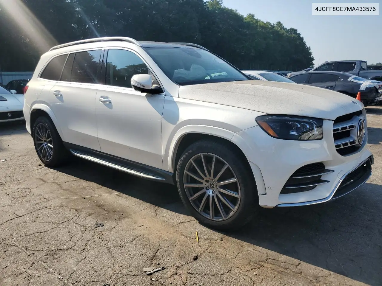 2021 Mercedes-Benz Gls 580 4Matic VIN: 4JGFF8GE7MA433576 Lot: 61467215
