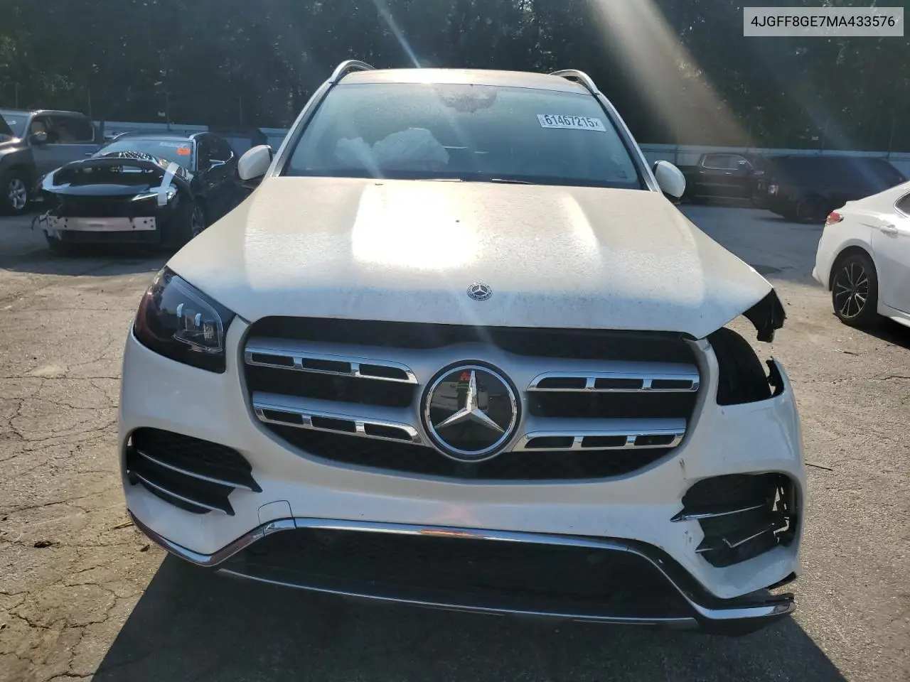 2021 Mercedes-Benz Gls 580 4Matic VIN: 4JGFF8GE7MA433576 Lot: 61467215
