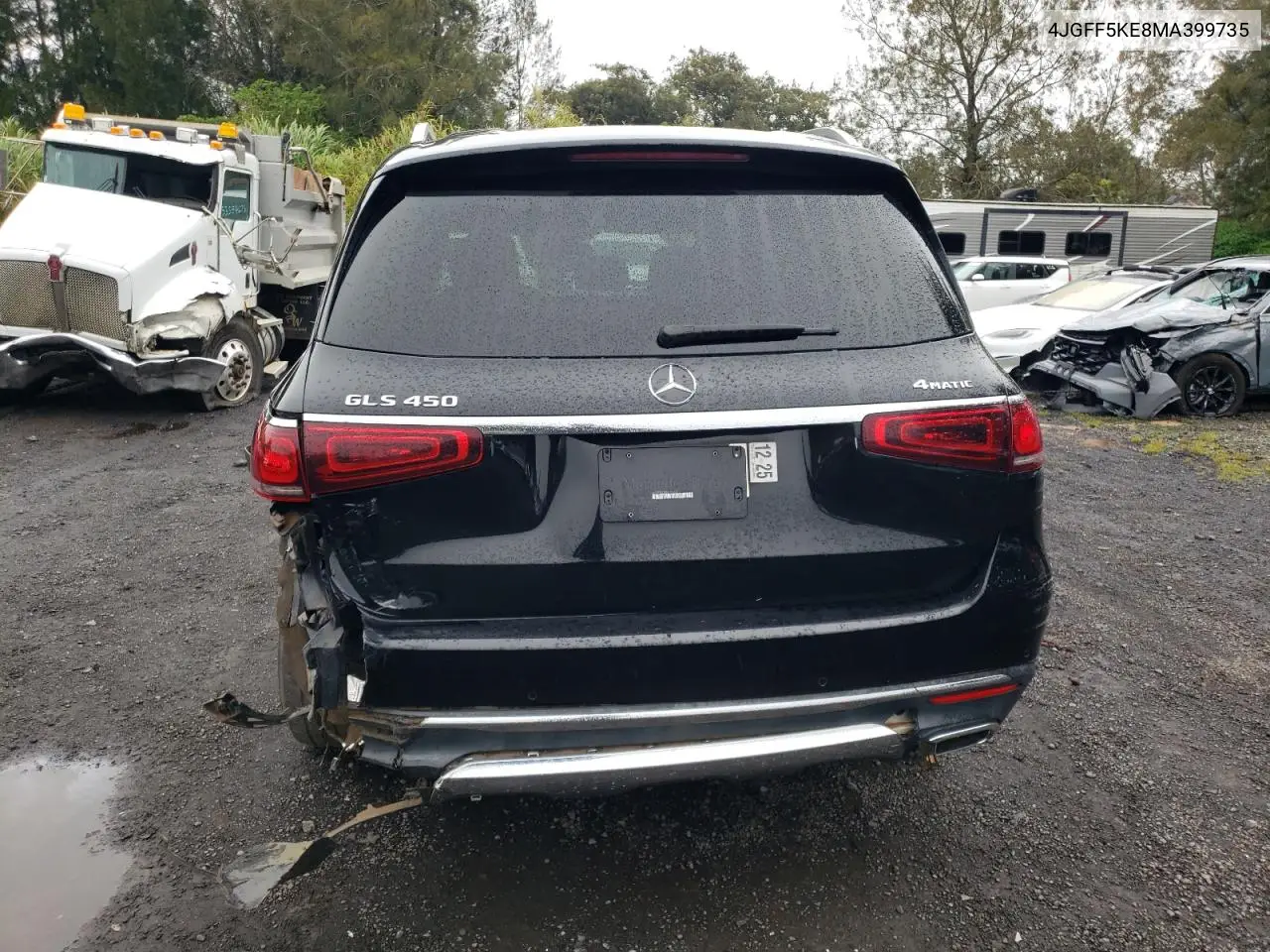 2021 Mercedes-Benz Gls 450 4Matic VIN: 4JGFF5KE8MA399735 Lot: 65480815