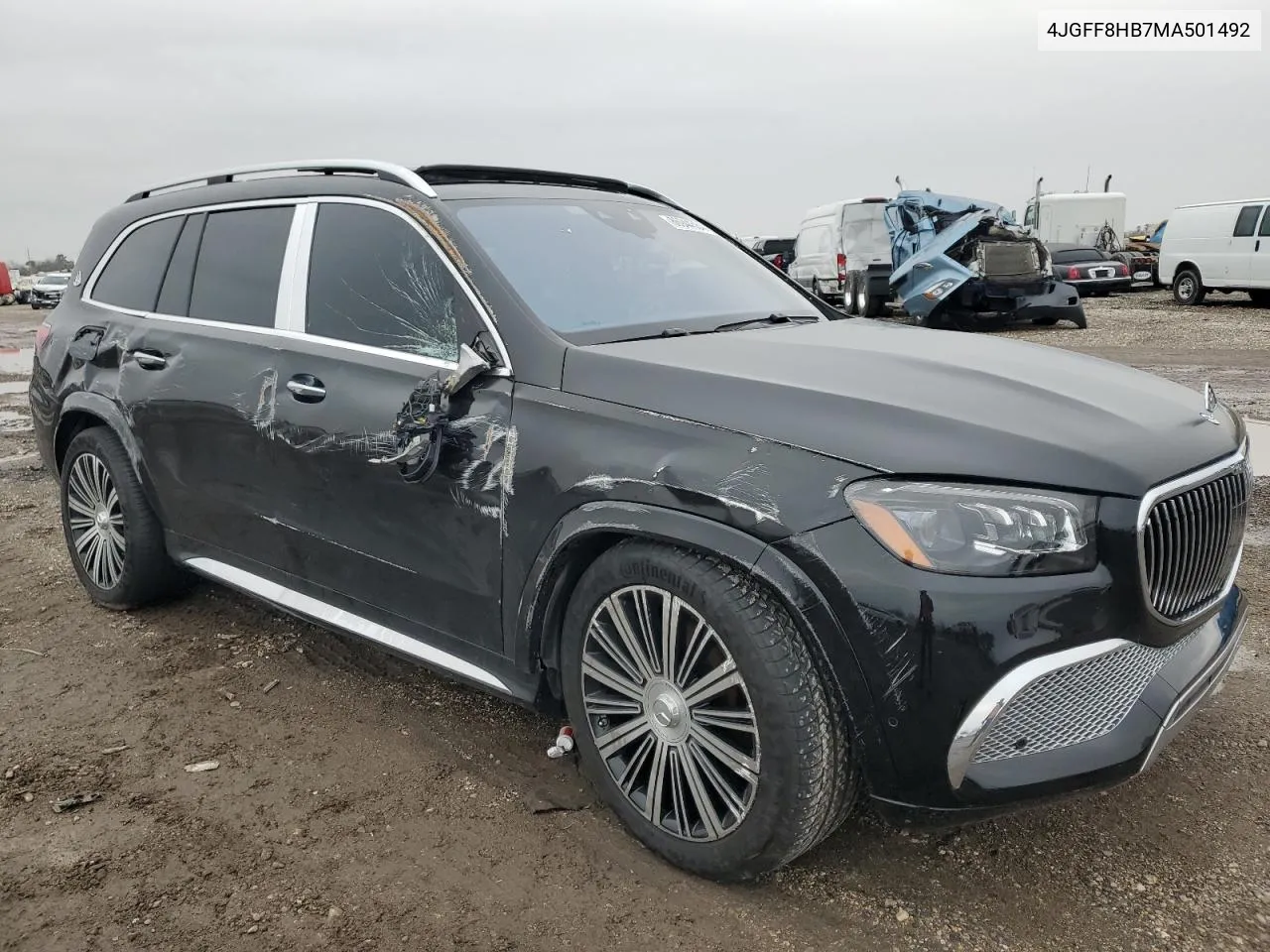 2021 Mercedes-Benz Gls Mercedes-Maybach Gls600 4M VIN: 4JGFF8HB7MA501492 Lot: 86944584
