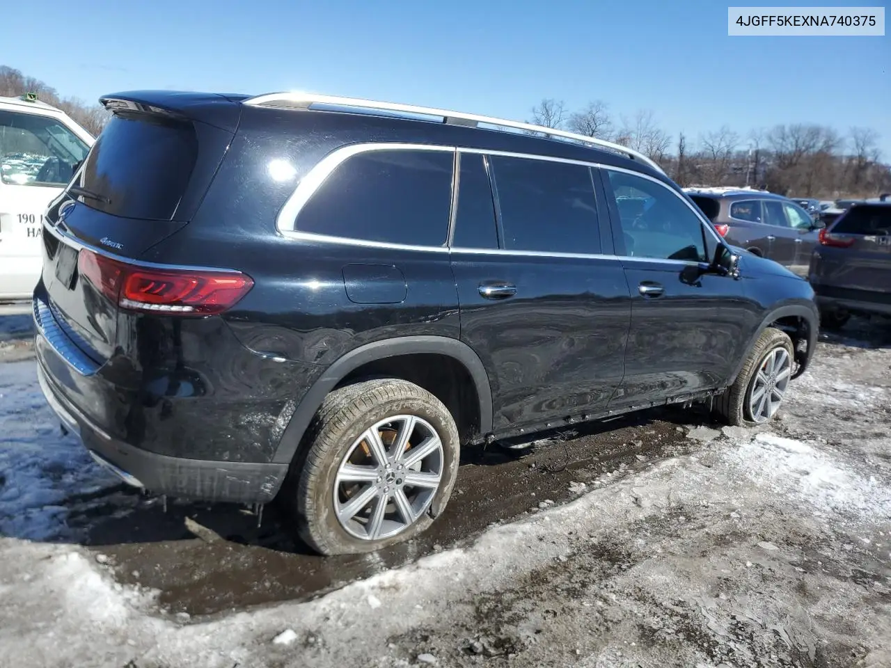 2022 Mercedes-Benz Gls 450 4Matic VIN: 4JGFF5KEXNA740375 Lot: 45761835