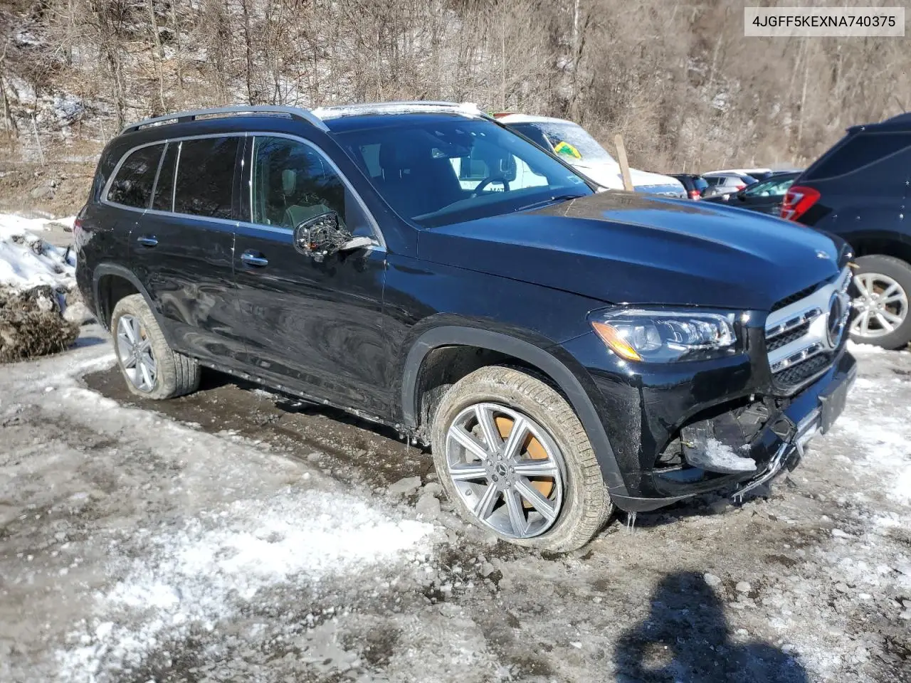 2022 Mercedes-Benz Gls 450 4Matic VIN: 4JGFF5KEXNA740375 Lot: 45761835
