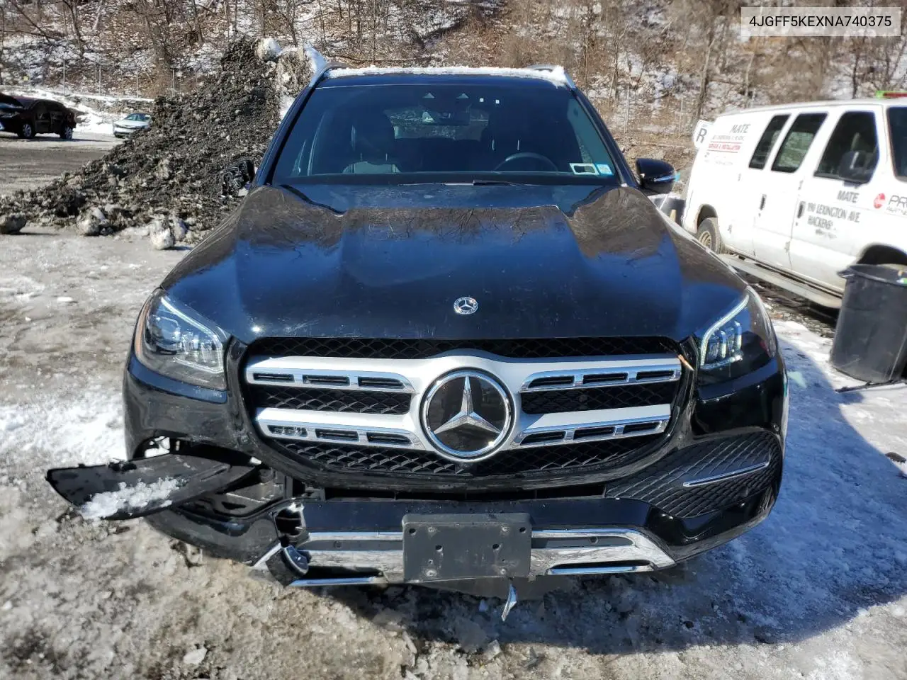 2022 Mercedes-Benz Gls 450 4Matic VIN: 4JGFF5KEXNA740375 Lot: 45761835