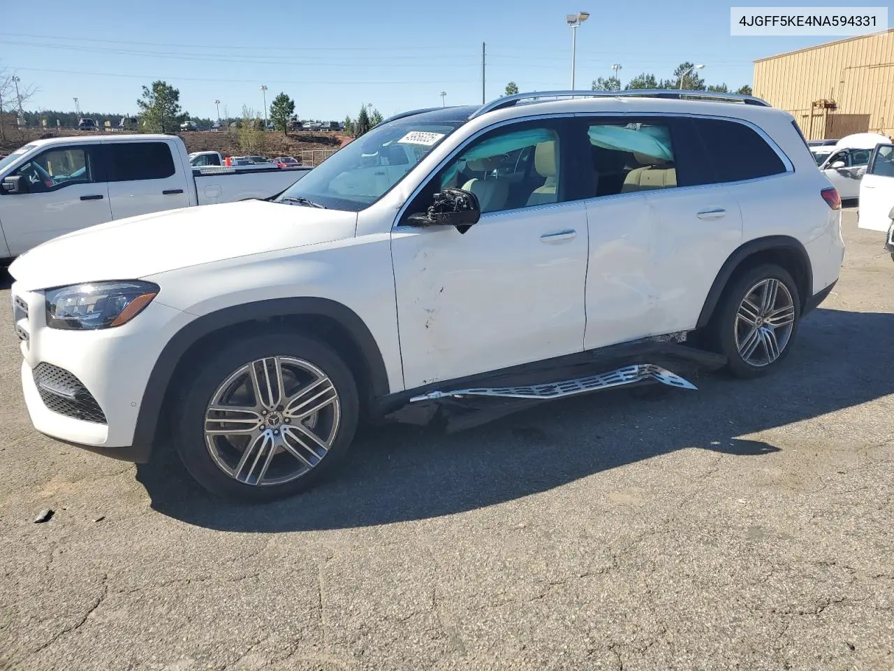 2022 Mercedes-Benz Gls 450 4Matic VIN: 4JGFF5KE4NA594331 Lot: 49956325