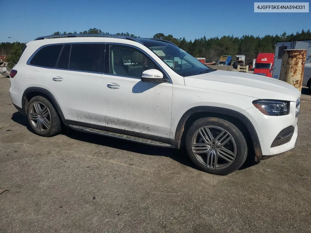 2022 Mercedes-Benz Gls 450 4Matic VIN: 4JGFF5KE4NA594331 Lot: 49956325
