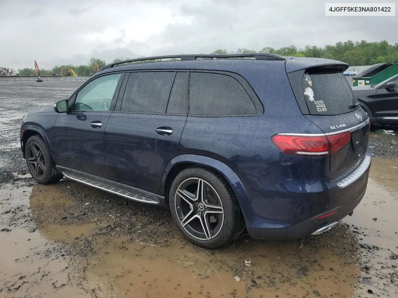 2022 Mercedes-Benz Gls 450 4Matic VIN: 4JGFF5KE3NA801422 Lot: 56719855