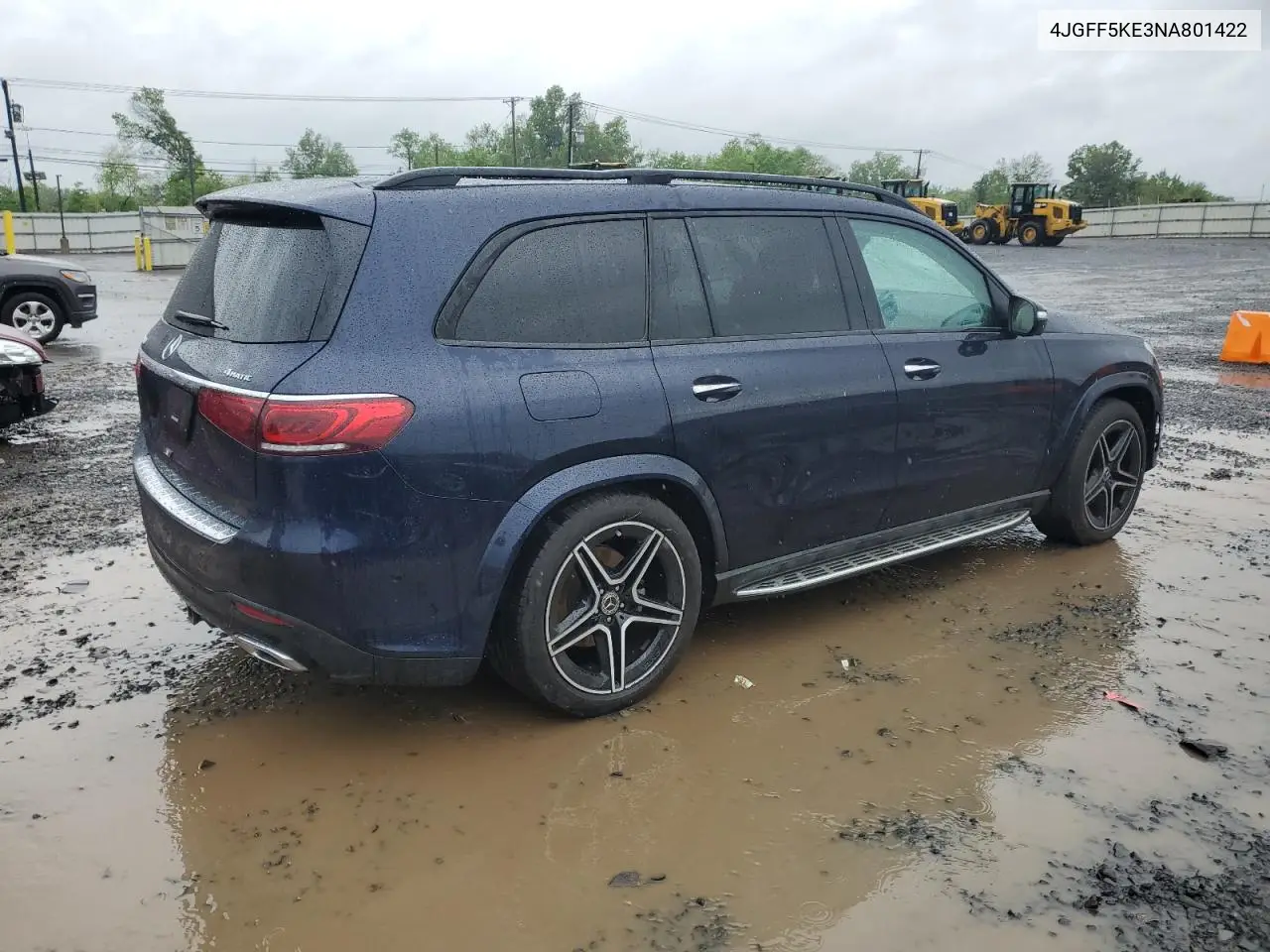 2022 Mercedes-Benz Gls 450 4Matic VIN: 4JGFF5KE3NA801422 Lot: 56719855