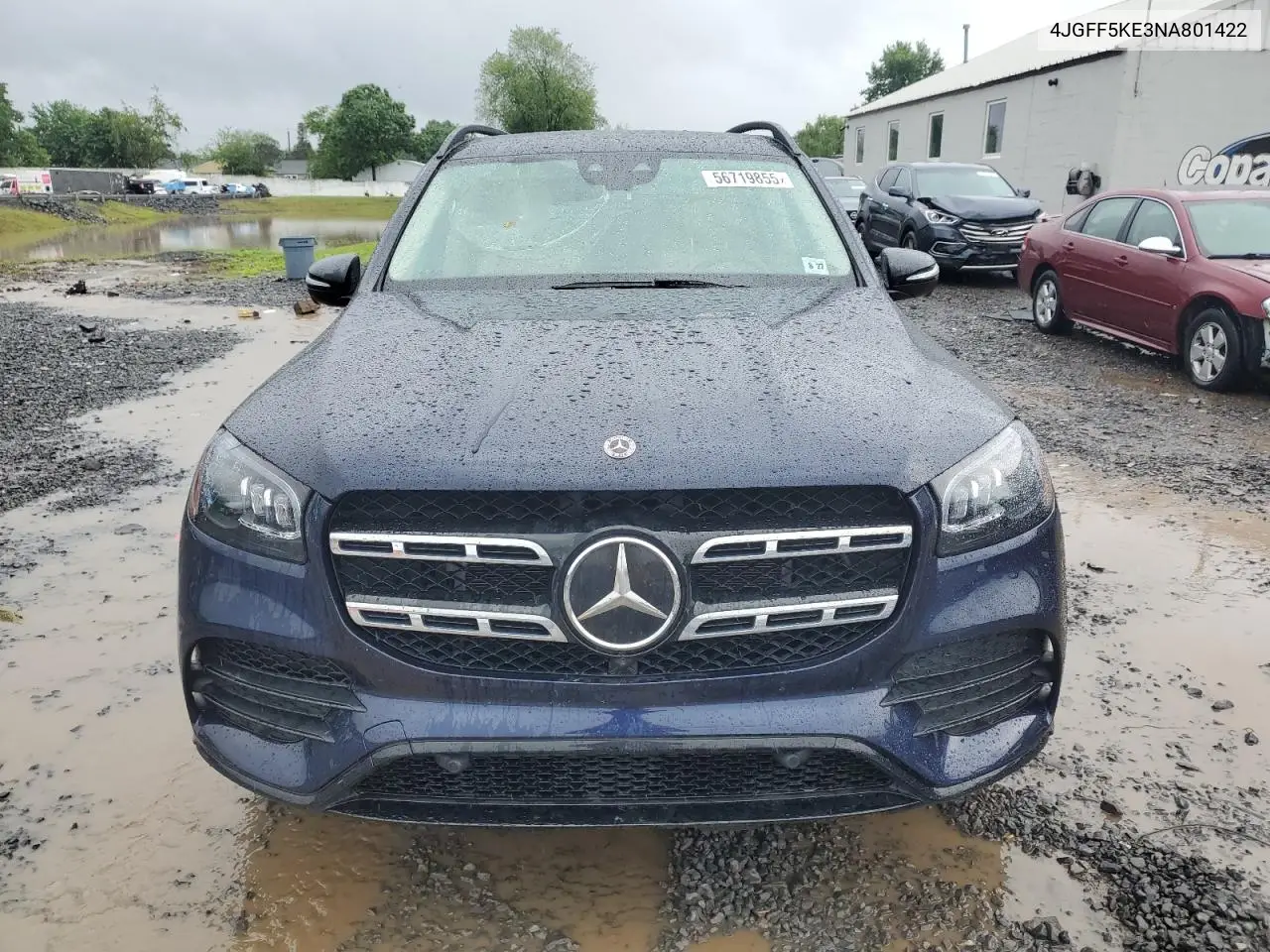 2022 Mercedes-Benz Gls 450 4Matic VIN: 4JGFF5KE3NA801422 Lot: 56719855