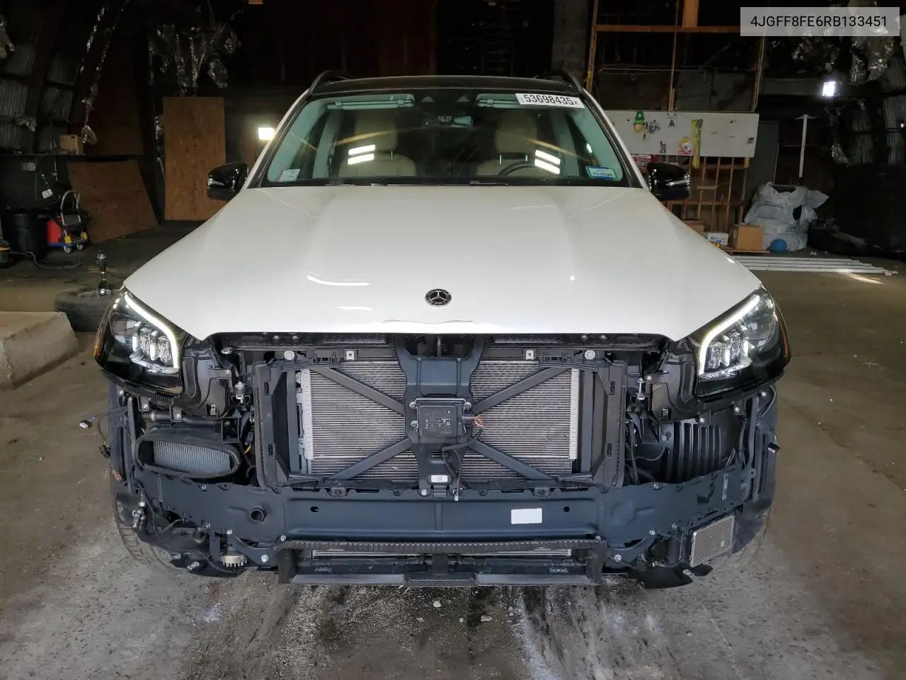 2024 Mercedes-Benz Gls 580 4Matic VIN: 4JGFF8FE6RB133451 Lot: 53698435