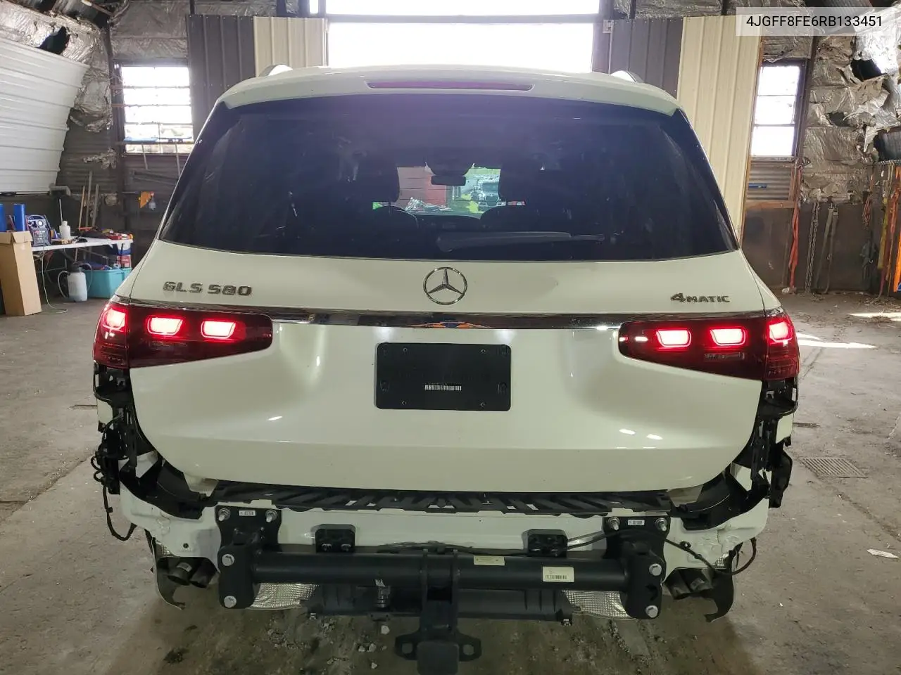 2024 Mercedes-Benz Gls 580 4Matic VIN: 4JGFF8FE6RB133451 Lot: 53698435