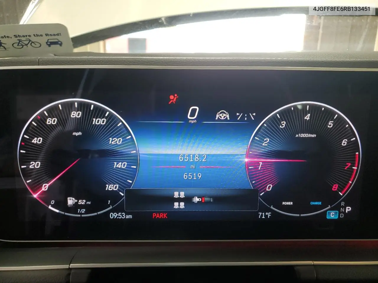 2024 Mercedes-Benz Gls 580 4Matic VIN: 4JGFF8FE6RB133451 Lot: 53698435