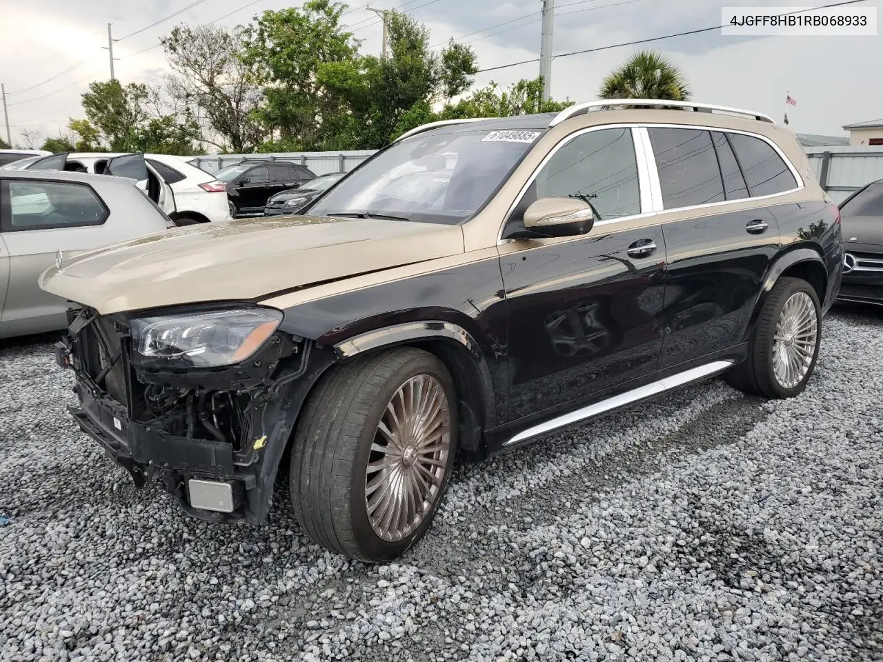 2024 Mercedes-Benz Gls Mercedes-Maybach Gls600 4M VIN: 4JGFF8HB1RB068933 Lot: 61049885