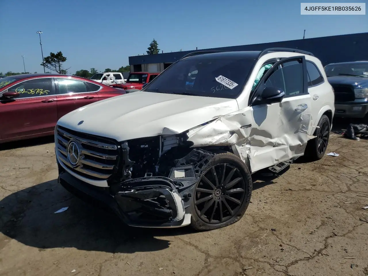 2024 Mercedes-Benz Gls 450 4Matic VIN: 4JGFF5KE1RB035626 Lot: 61617335