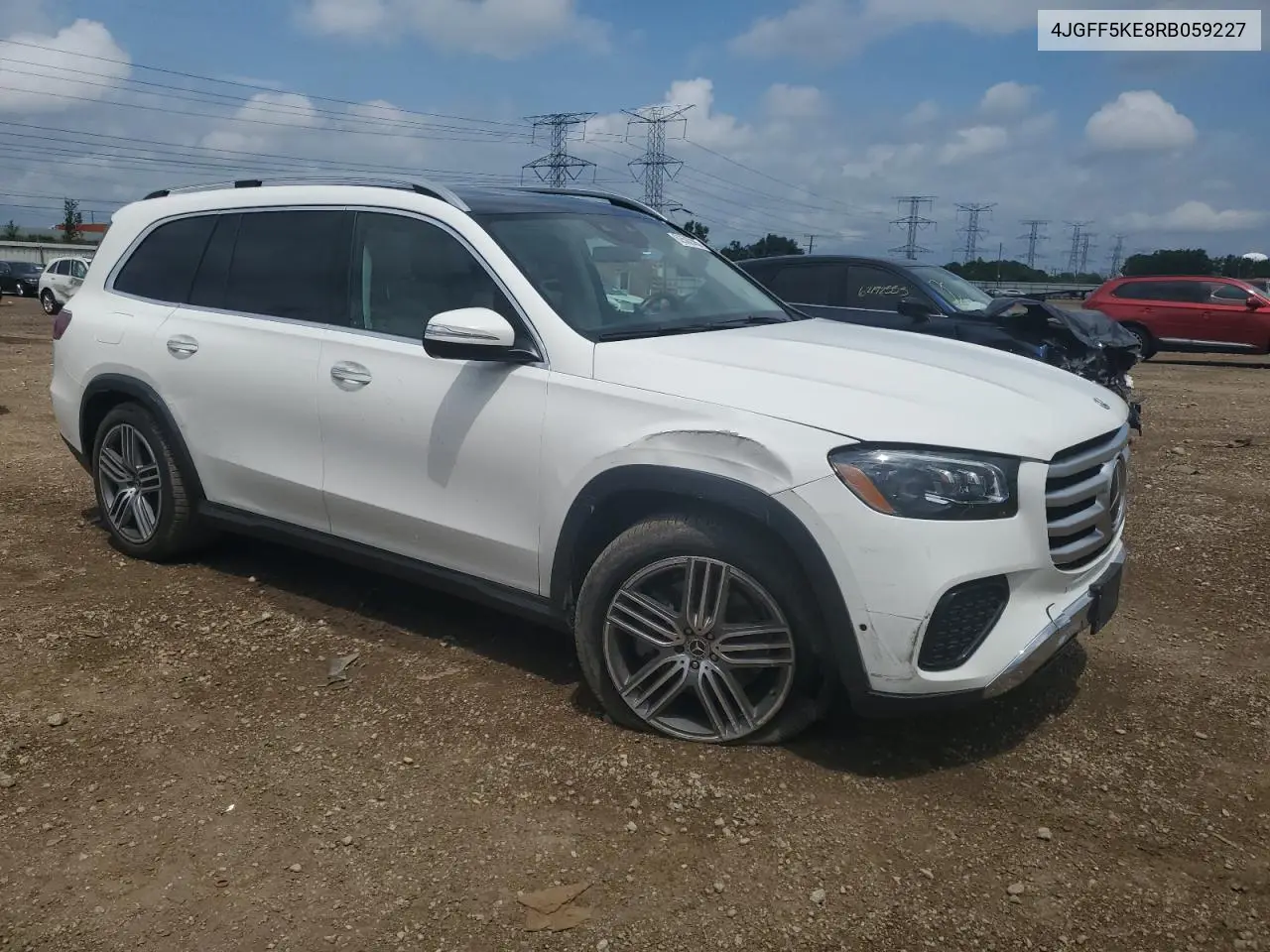 2024 Mercedes-Benz Gls 450 4Matic VIN: 4JGFF5KE8RB059227 Lot: 62502805