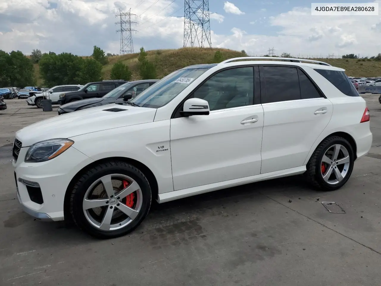2014 Mercedes-Benz Ml 63 Amg VIN: 4JGDA7EB9EA280628 Lot: 65450785