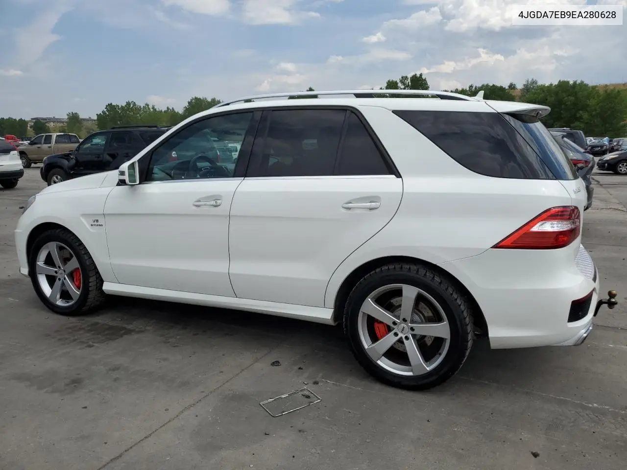 2014 Mercedes-Benz Ml 63 Amg VIN: 4JGDA7EB9EA280628 Lot: 65450785