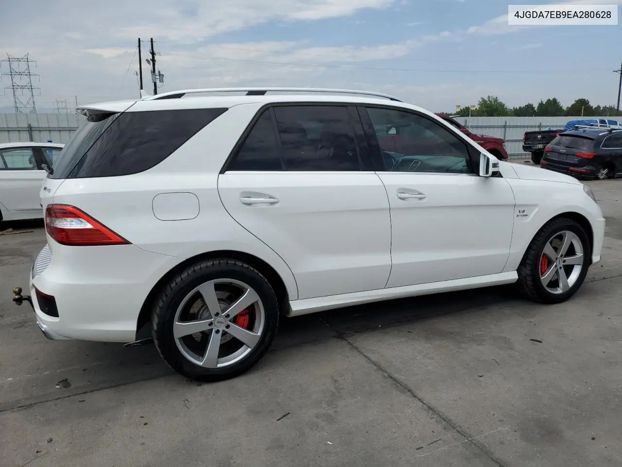 2014 Mercedes-Benz Ml 63 Amg VIN: 4JGDA7EB9EA280628 Lot: 65450785