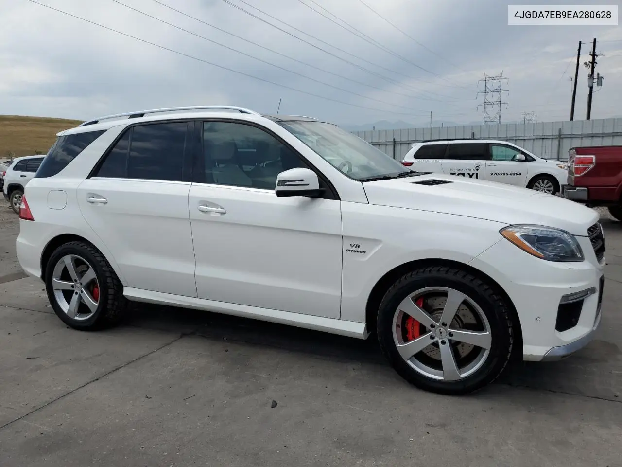 2014 Mercedes-Benz Ml 63 Amg VIN: 4JGDA7EB9EA280628 Lot: 65450785