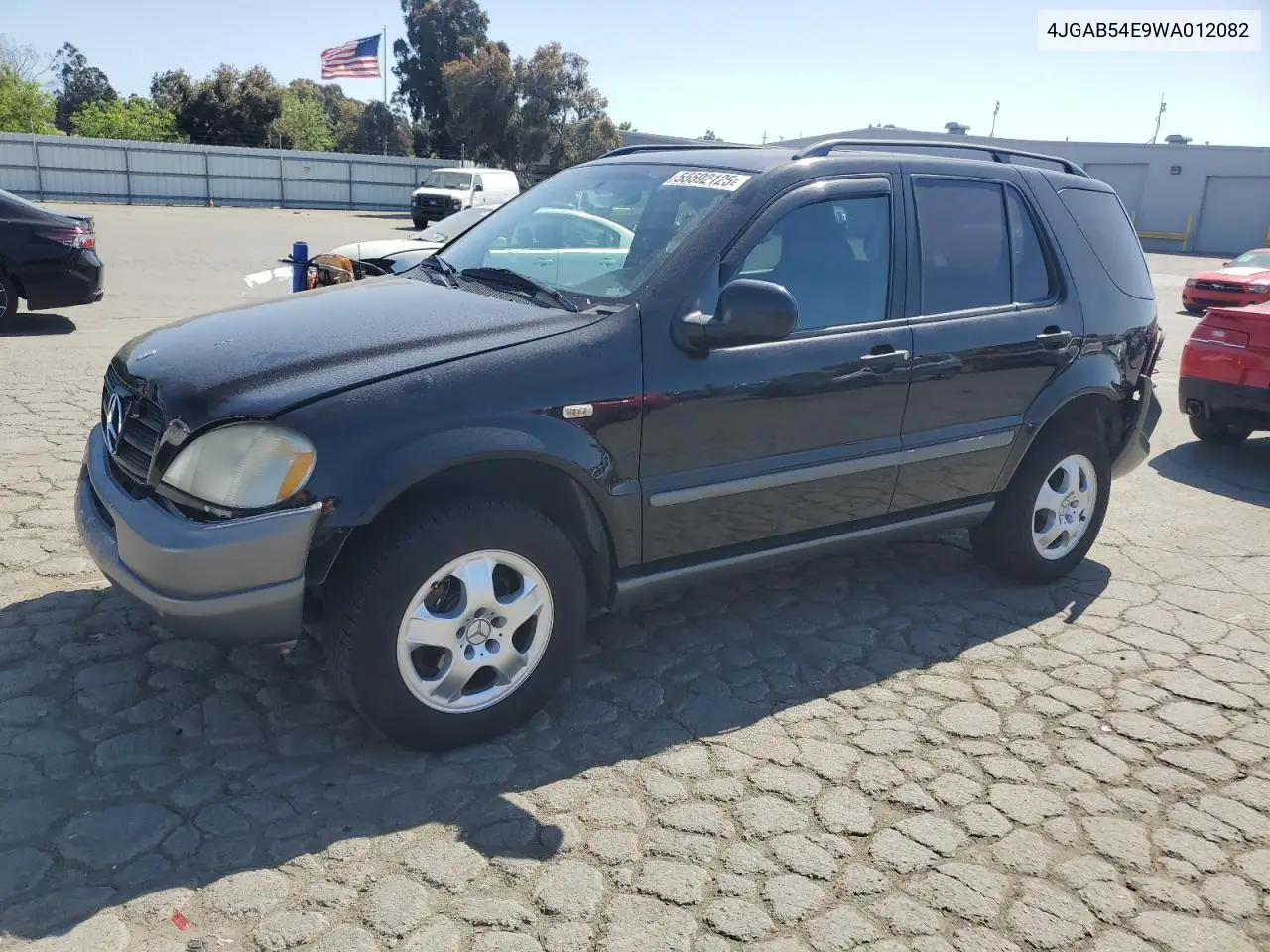 1998 Mercedes-Benz Ml 320 VIN: 4JGAB54E9WA012082 Lot: 55592125