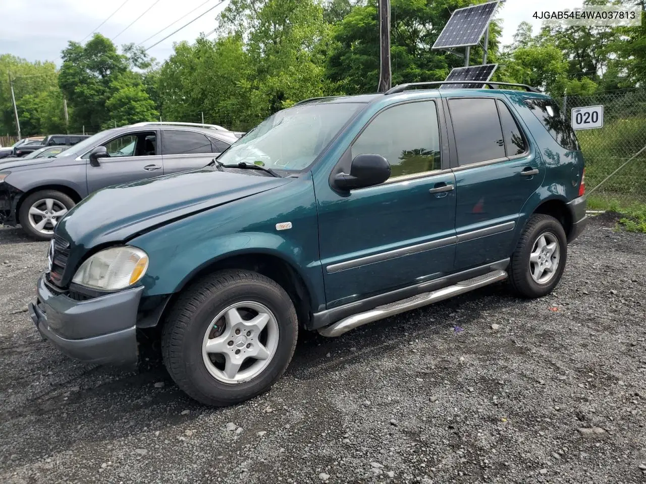 1998 Mercedes-Benz Ml 320 VIN: 4JGAB54E4WA037813 Lot: 63034575