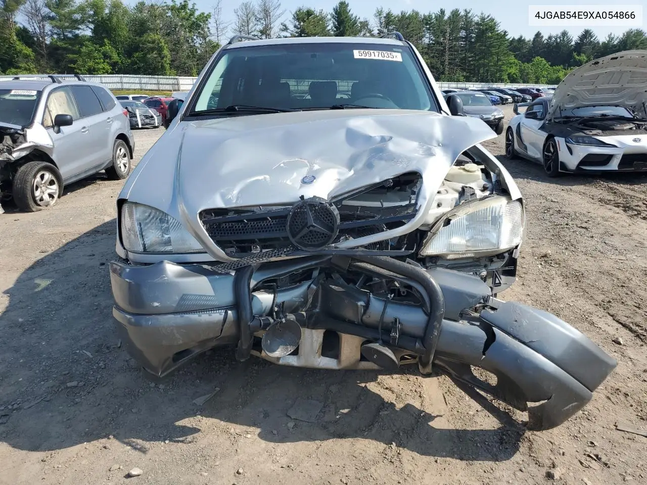 1999 Mercedes-Benz Ml 320 VIN: 4JGAB54E9XA054866 Lot: 59917035