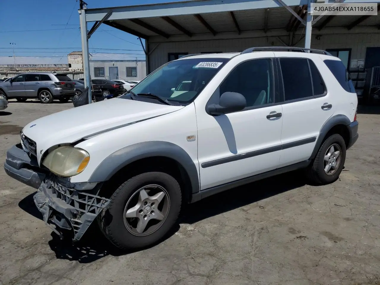 1999 Mercedes-Benz Ml 320 VIN: 4JGAB54EXXA118655 Lot: 63286835