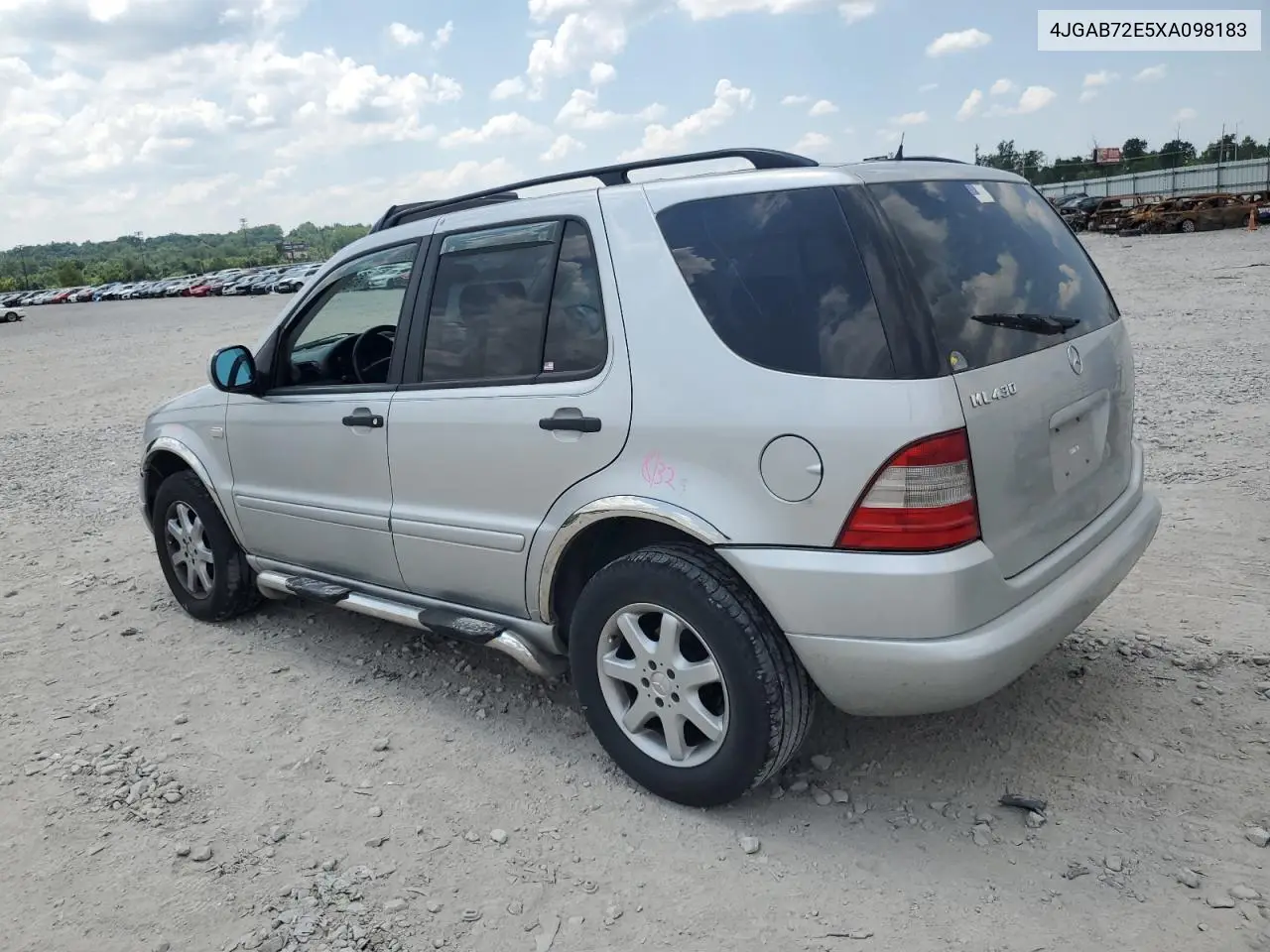 1999 Mercedes-Benz Ml 430 VIN: 4JGAB72E5XA098183 Lot: 63698355