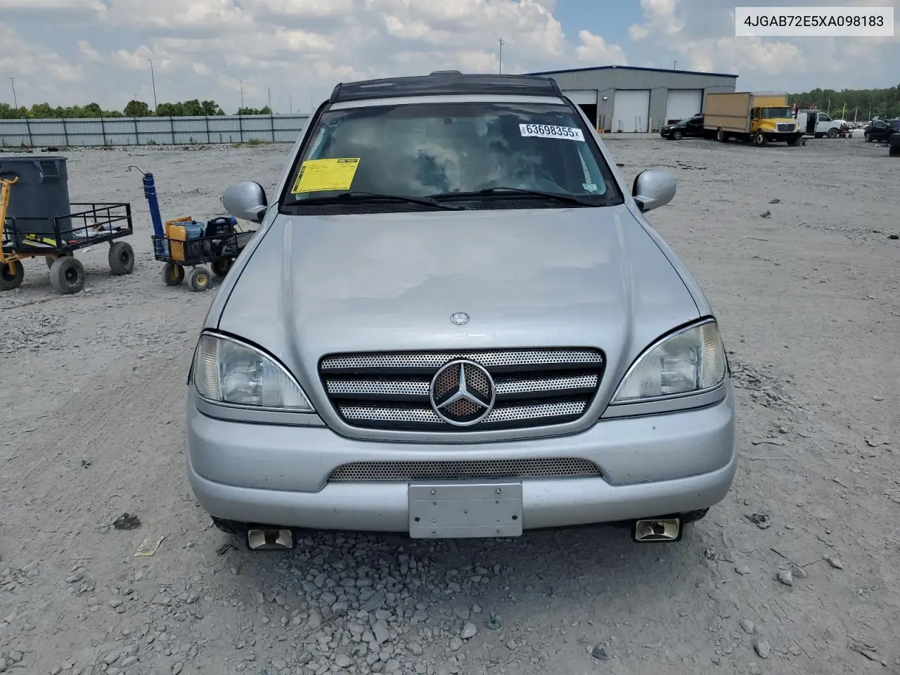 1999 Mercedes-Benz Ml 430 VIN: 4JGAB72E5XA098183 Lot: 63698355